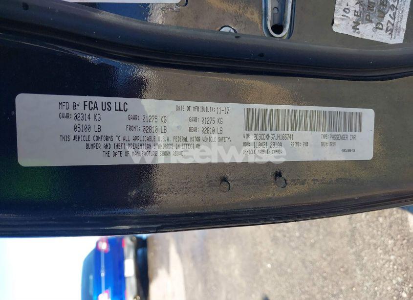 Photo 9 of 2018 Dodge Charger SXT PLUS RWD (VIN 2C3CDXHG7JH166741)