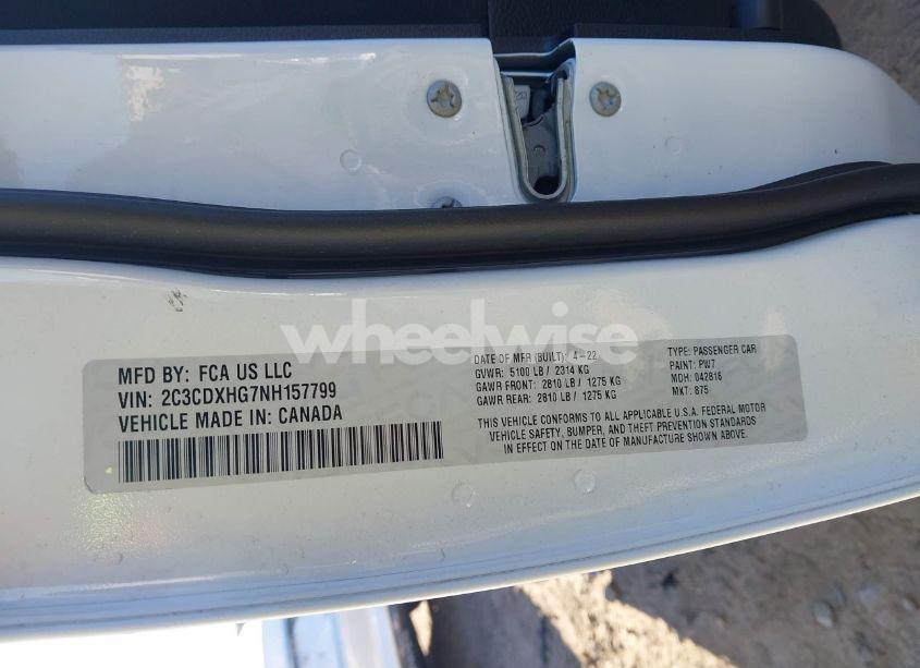 Photo 9 of 2022 Dodge Charger GT RWD (VIN 2C3CDXHG7NH157799)