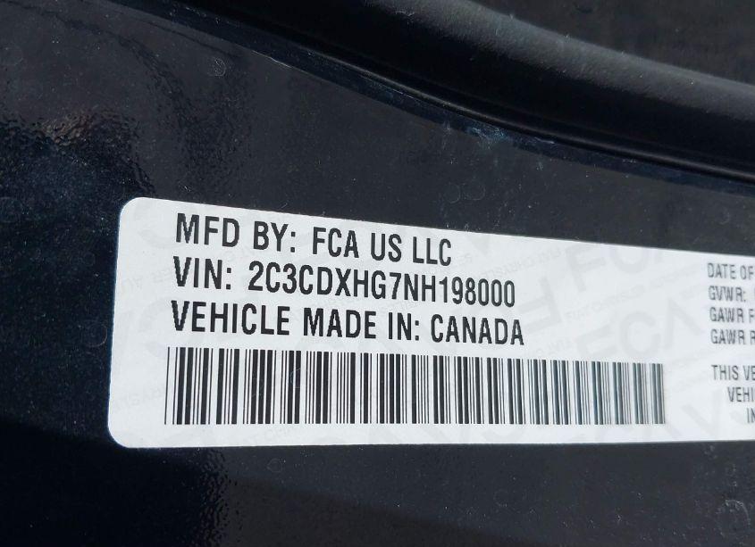 Photo 9 of 2022 Dodge Charger GT RWD (VIN 2C3CDXHG7NH198000)