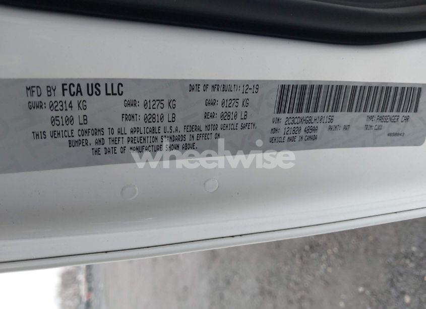 Photo 9 of 2020 Dodge Charger GT RWD (VIN 2C3CDXHG8LH101156)