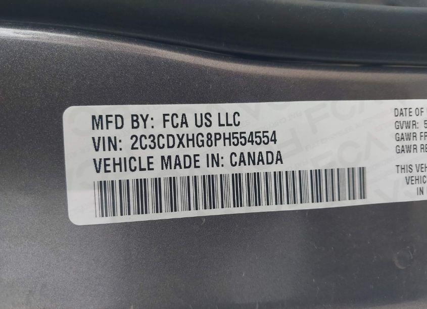 Photo 9 of 2023 Dodge Charger GT (VIN 2C3CDXHG8PH554554)