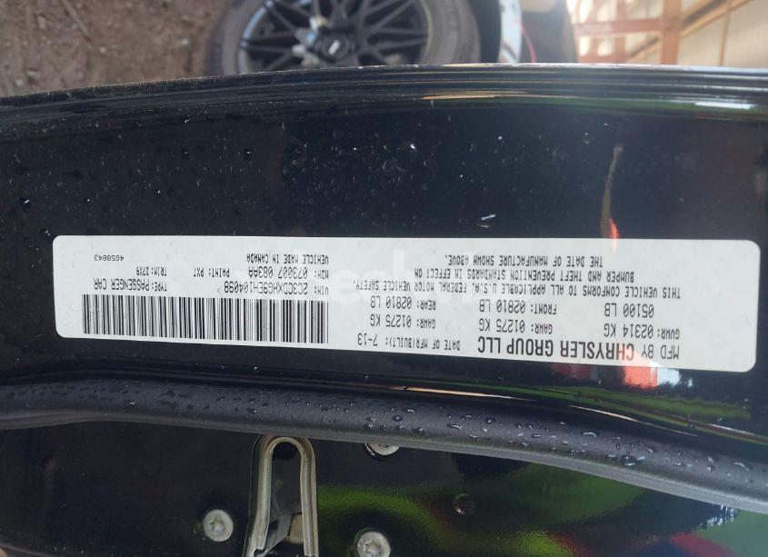 Photo 9 of 2014 Dodge Charger SXT (VIN 2C3CDXHG9EH104098)