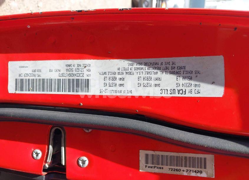 Photo 9 of 2016 Dodge Charger SXT (VIN 2C3CDXHG9GH172873)