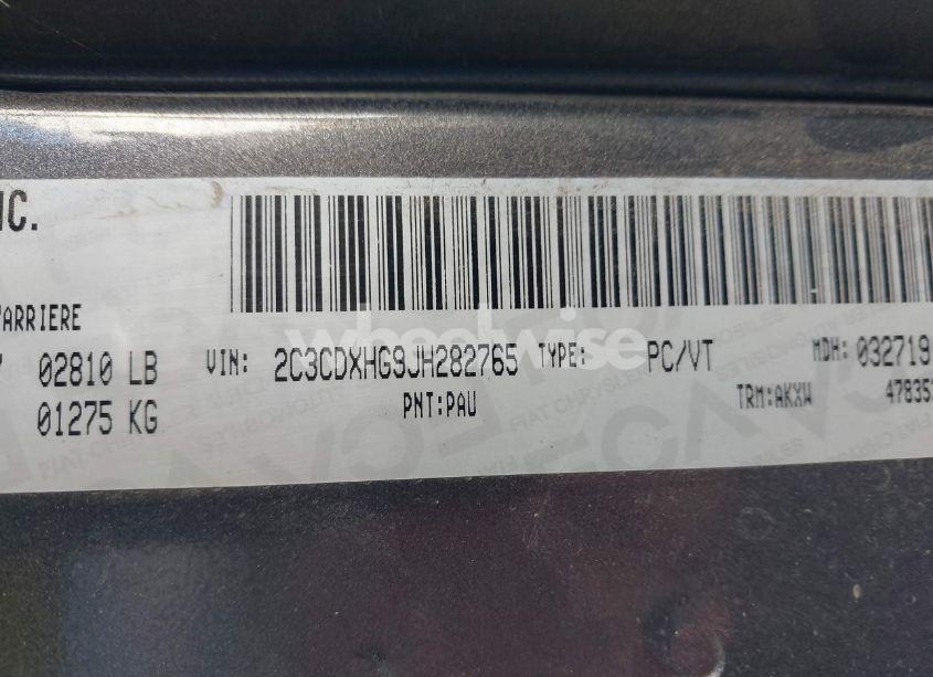 Photo 9 of 2018 Dodge Charger SXT PLUS (VIN 2C3CDXHG9JH282765)