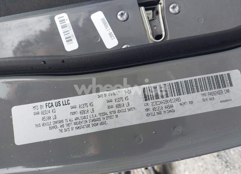 Photo 9 of 2019 Dodge Charger GT RWD (VIN 2C3CDXHG9KH512483)