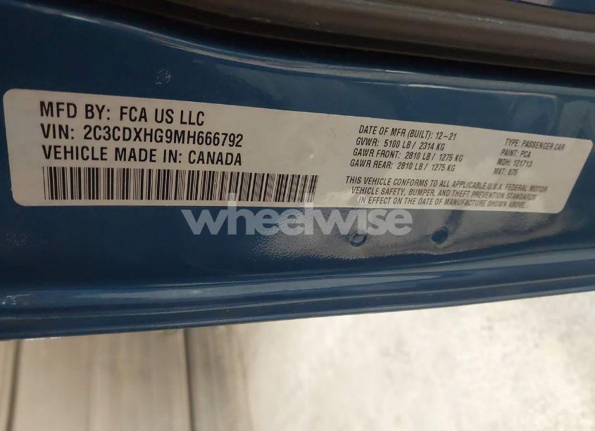 Photo 9 of 2021 Dodge Charger GT RWD (VIN 2C3CDXHG9MH666792)