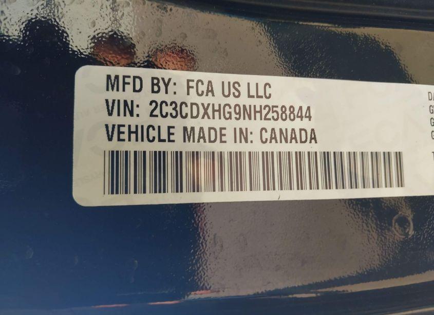 Photo 9 of 2022 Dodge Charger GT RWD (VIN 2C3CDXHG9NH258844)