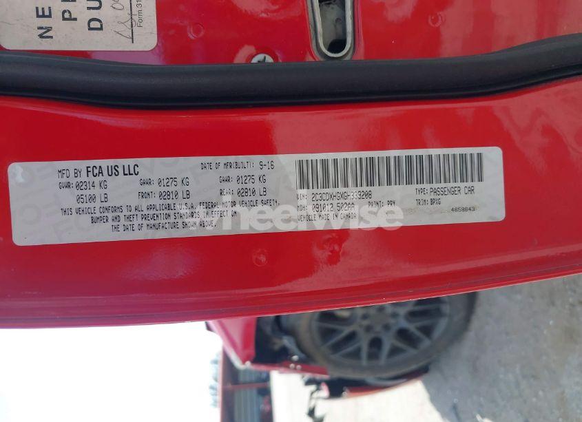 Photo 9 of 2016 Dodge Charger SXT (VIN 2C3CDXHGXGH339208)