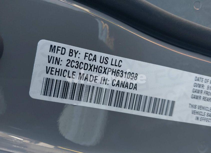 Photo 9 of 2023 Dodge Charger GT (VIN 2C3CDXHGXPH631098)