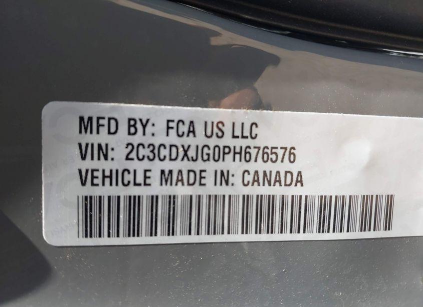 Photo 9 of 2023 Dodge Charger SXT (VIN 2C3CDXJG0PH676576)