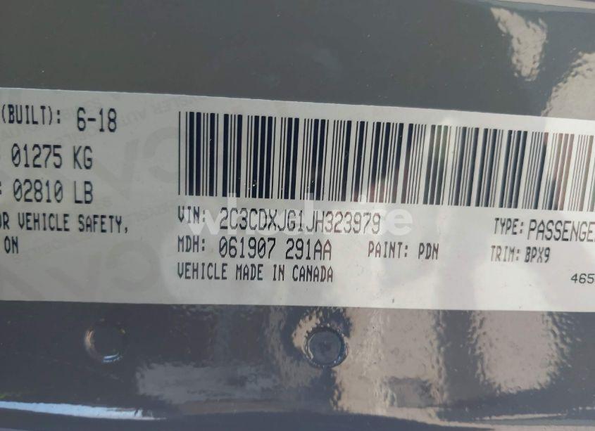 Photo 9 of 2018 Dodge Charger GT AWD (VIN 2C3CDXJG1JH323979)