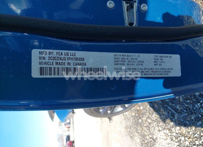 Photo 9 of 2023 Dodge Charger SXT AWD (VIN 2C3CDXJG1PH705938)