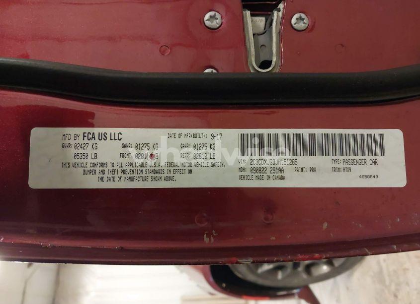 Photo 9 of 2018 Dodge Charger GT AWD (VIN 2C3CDXJG3JH151289)