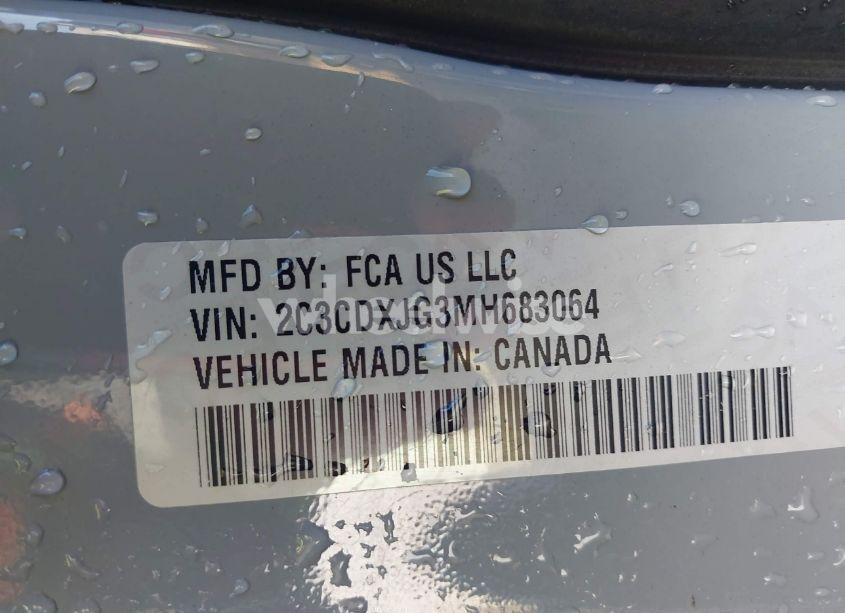 Photo 9 of 2021 Dodge Charger SXT AWD (VIN 2C3CDXJG3MH683064)