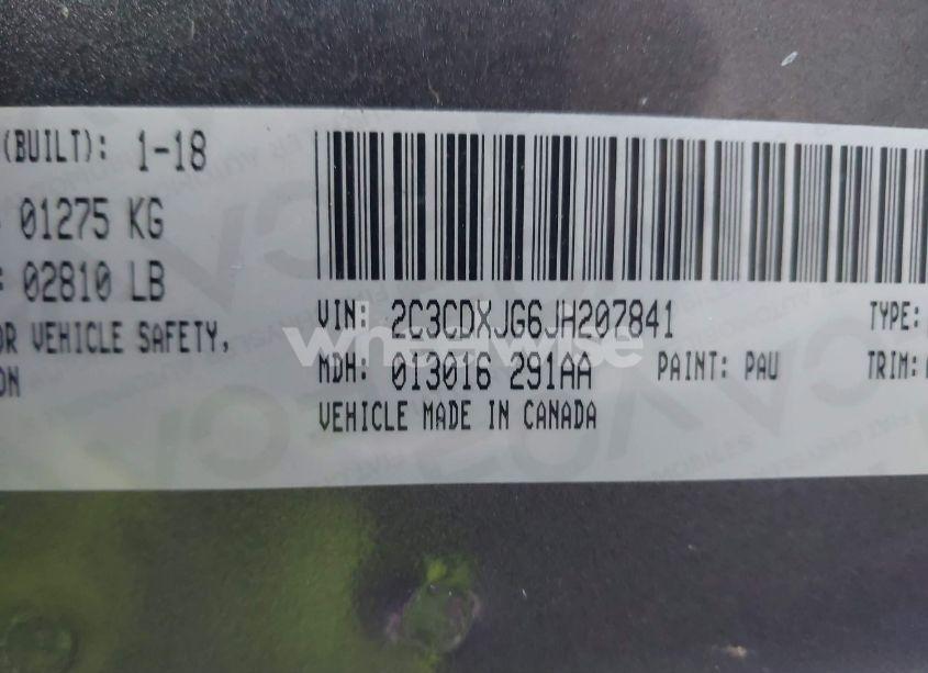 Photo 9 of 2018 Dodge Charger GT AWD (VIN 2C3CDXJG6JH207841)