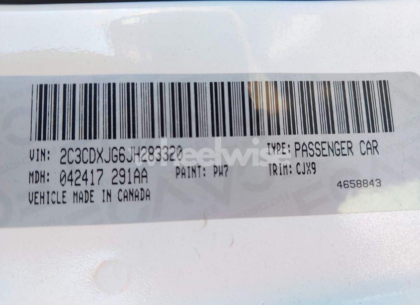 Photo 9 of 2018 Dodge Charger GT AWD (VIN 2C3CDXJG6JH283320)