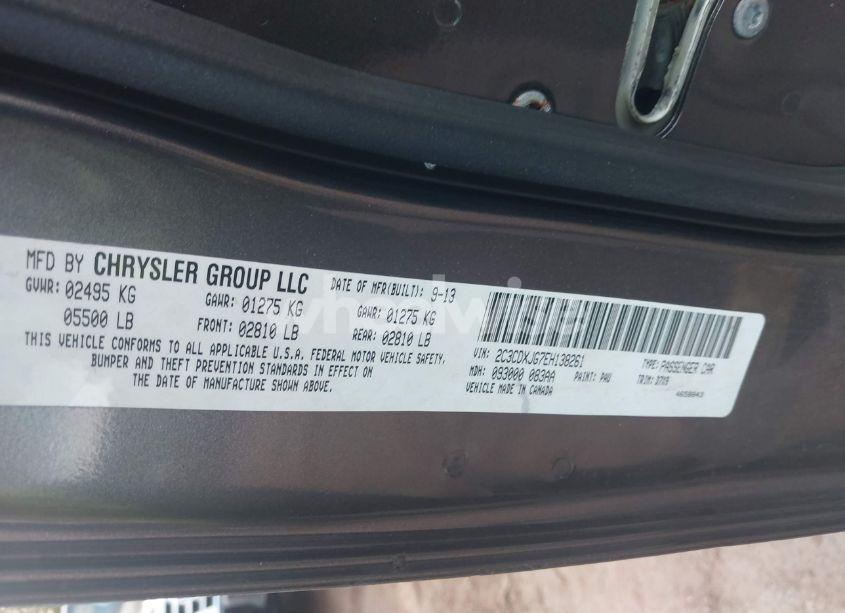 Photo 9 of 2014 Dodge Charger SXT (VIN 2C3CDXJG7EH138261)