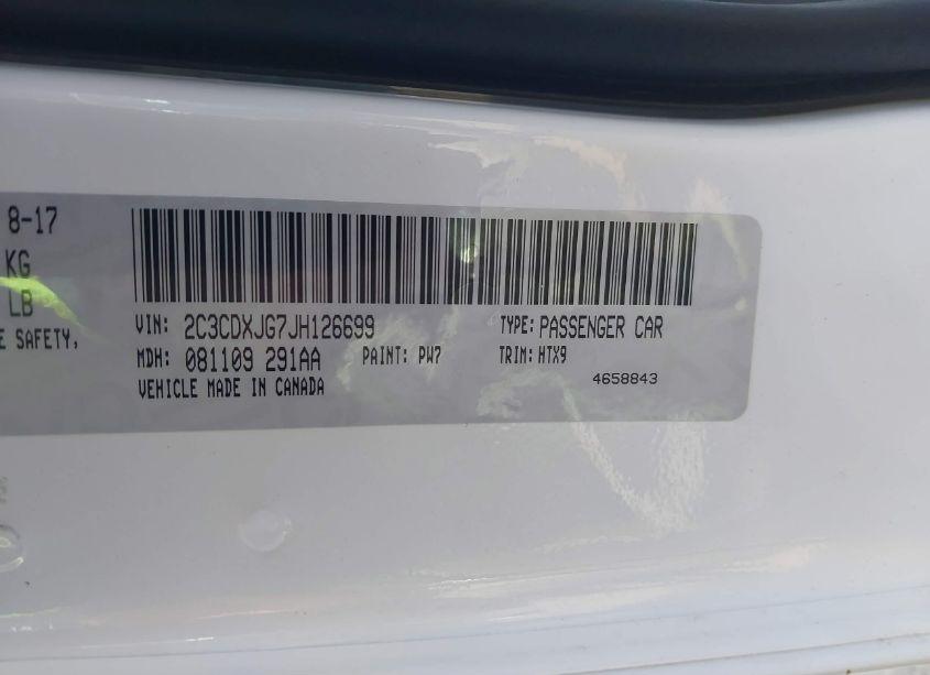 Photo 9 of 2018 Dodge Charger GT AWD (VIN 2C3CDXJG7JH126699)