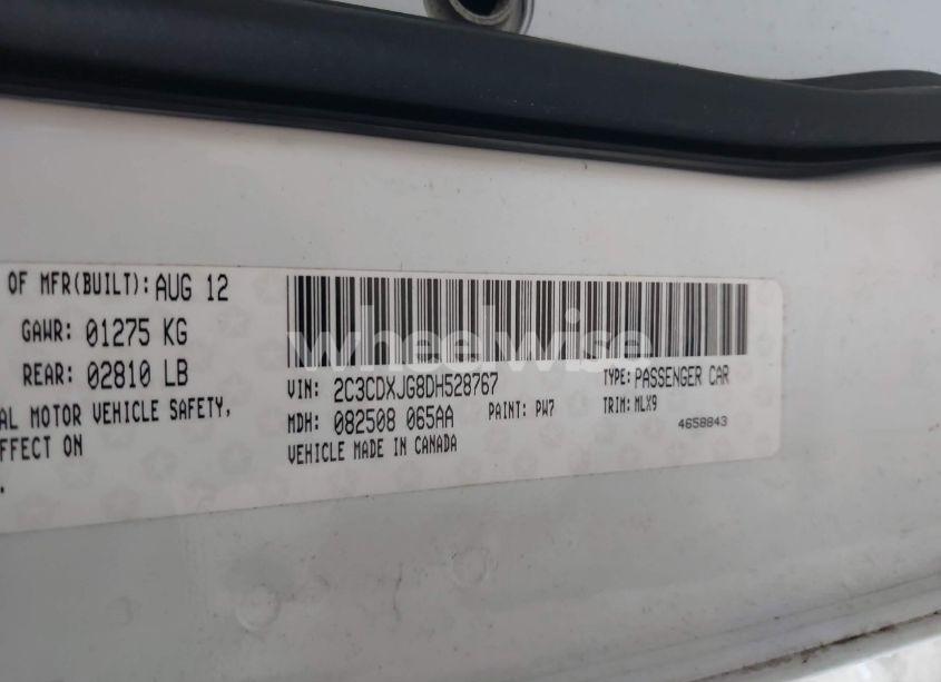 Photo 9 of 2013 Dodge Charger SXT PLUS (VIN 2C3CDXJG8DH528767)