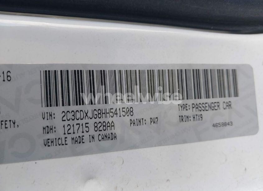 Photo 9 of 2017 Dodge Charger SXT AWD (VIN 2C3CDXJG8HH541508)