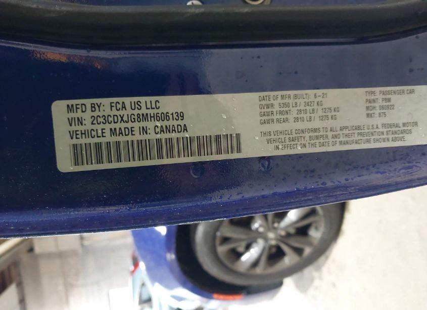 Photo 9 of 2021 Dodge Charger SXT AWD (VIN 2C3CDXJG8MH606139)