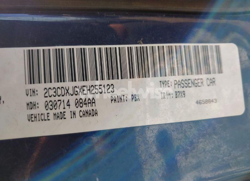 Photo 9 of 2014 Dodge Charger SXT (VIN 2C3CDXJGXEH255123)