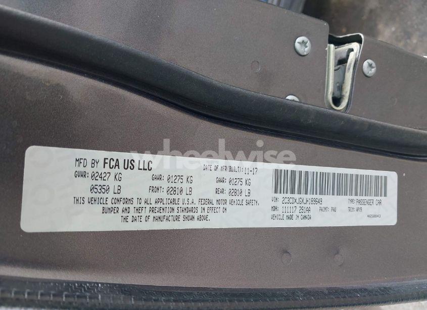 Photo 9 of 2018 Dodge Charger GT AWD (VIN 2C3CDXJGXJH189649)