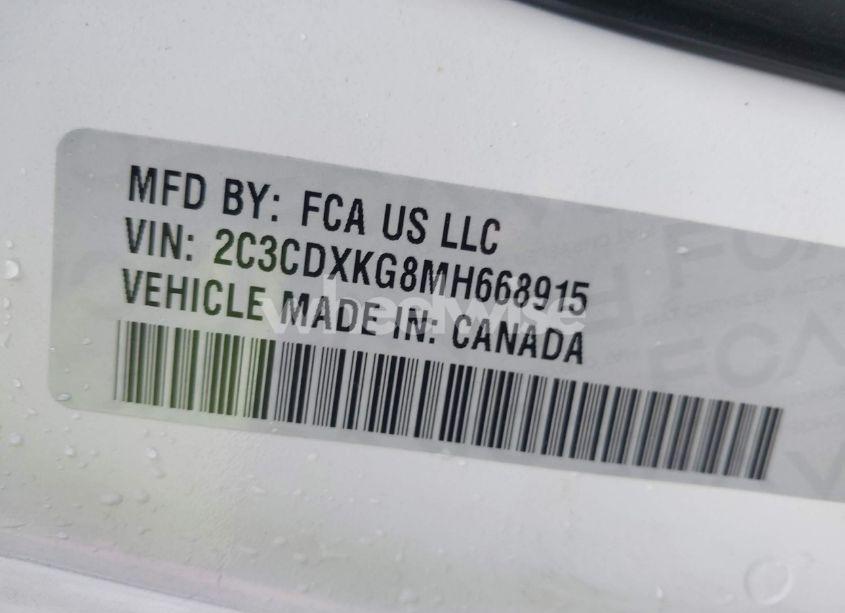 Photo 9 of 2021 Dodge Charger POLICE AWD (VIN 2C3CDXKG8MH668915)