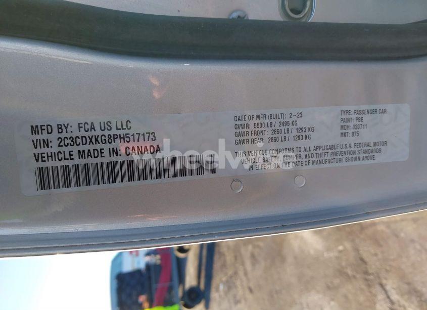 Photo 9 of 2023 Dodge Charger POLICE AWD (VIN 2C3CDXKG8PH517173)