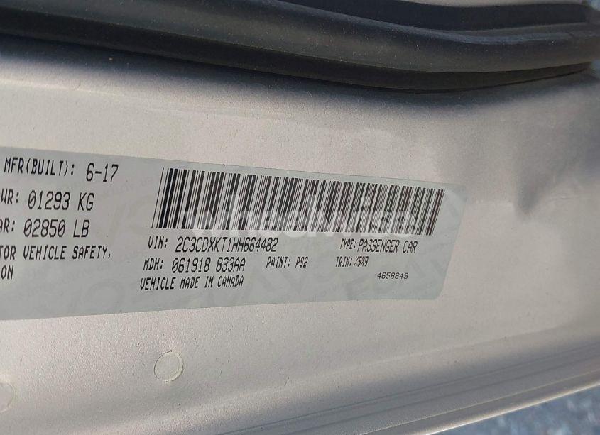 Photo 9 of 2017 Dodge Charger POLICE AWD (VIN 2C3CDXKT1HH664482)