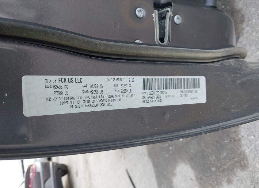 Photo 9 of 2016 Dodge Charger POLICE (VIN 2C3CDXKT2GH189245)