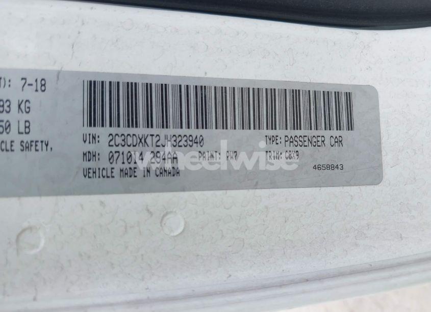 Photo 9 of 2018 Dodge Charger POLICE AWD (VIN 2C3CDXKT2JH323940)