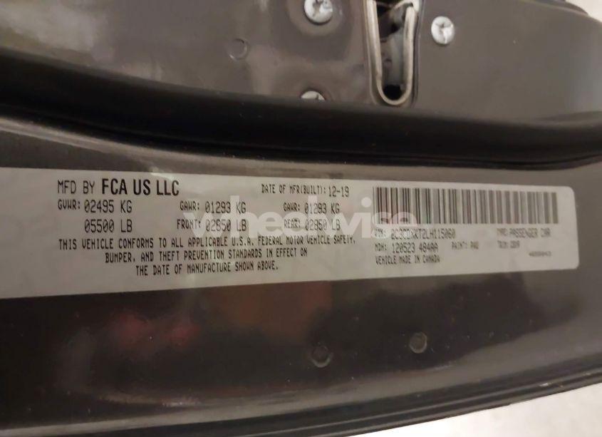 Photo 9 of 2020 Dodge Charger POLICE AWD (VIN 2C3CDXKT2LH115060)