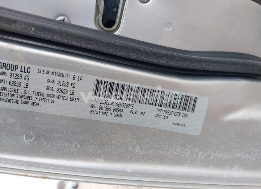 Photo 9 of 2014 Dodge Charger POLICE (VIN 2C3CDXKT5EH320245)