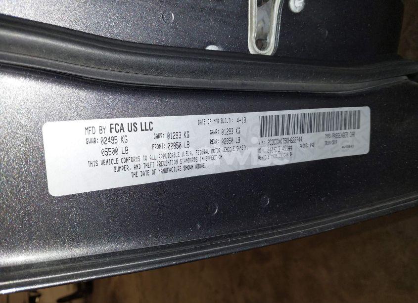 Photo 9 of 2019 Dodge Charger POLICE AWD (VIN 2C3CDXKT5KH622744)