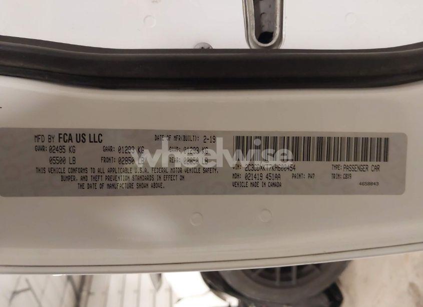 Photo 9 of 2019 Dodge Charger POLICE AWD (VIN 2C3CDXKT7KH600454)