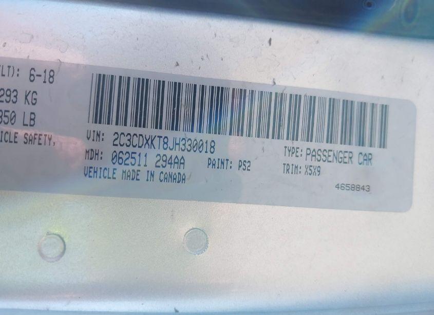 Photo 9 of 2018 Dodge Charger POLICE AWD (VIN 2C3CDXKT8JH330018)