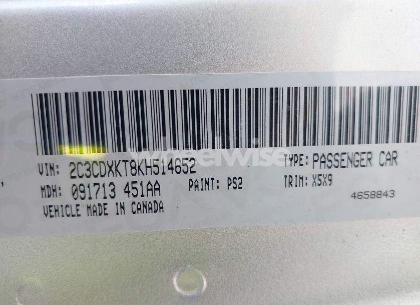 Photo 9 of 2019 Dodge Charger POLICE AWD (VIN 2C3CDXKT8KH514652)