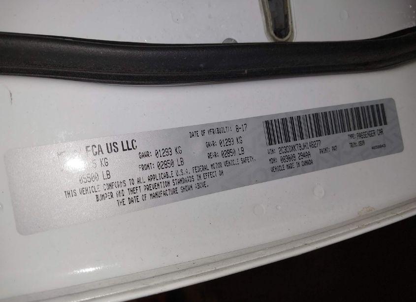 Photo 9 of 2018 Dodge Charger POLICE AWD (VIN 2C3CDXKT9JH148277)