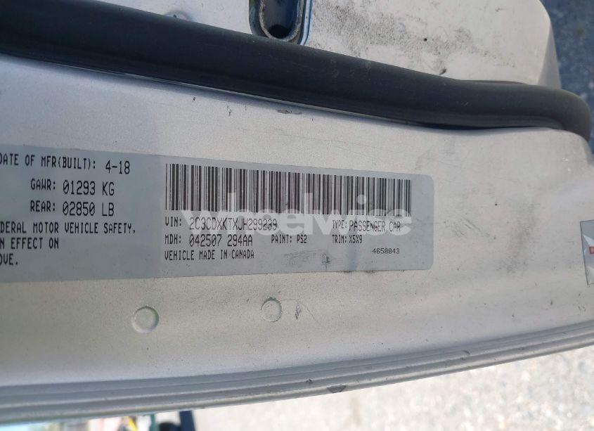 Photo 9 of 2018 Dodge Charger POLICE AWD (VIN 2C3CDXKTXJH299239)