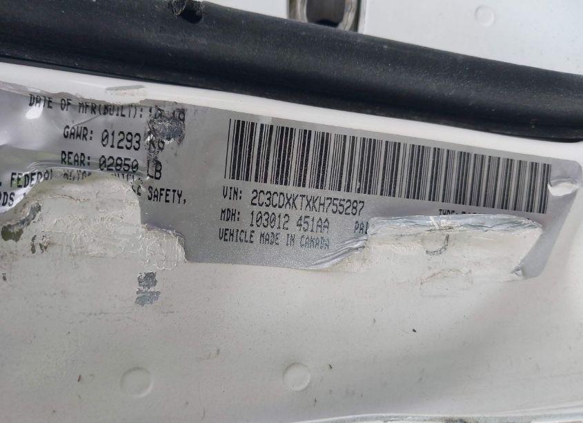 Photo 9 of 2019 Dodge Charger POLICE AWD (VIN 2C3CDXKTXKH755287)