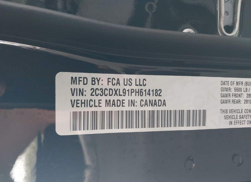 Photo 9 of 2023 Dodge Charger SRT JAILBREAK (VIN 2C3CDXL91PH614182)