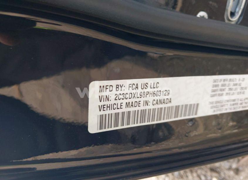 Photo 9 of 2023 Dodge Charger SRT JAILBREAK (VIN 2C3CDXL98PH603129)