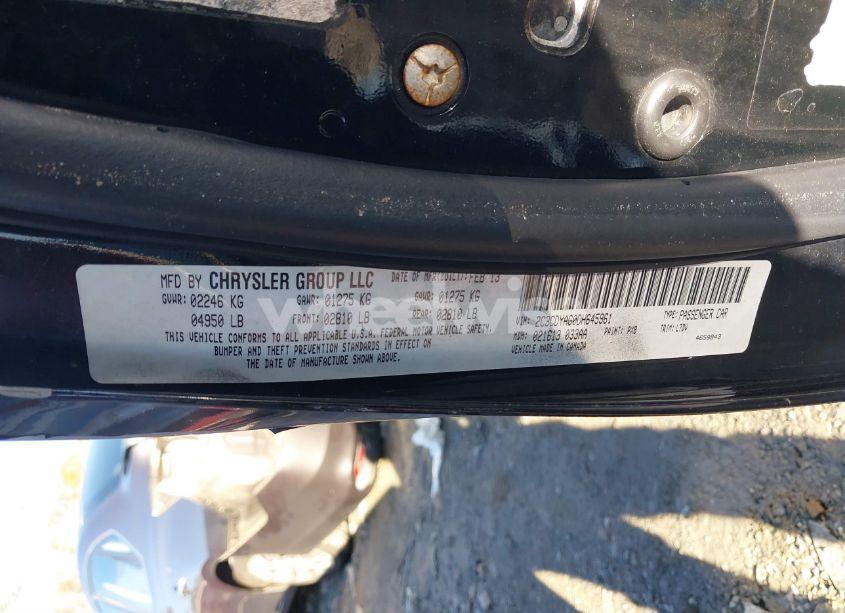 Photo 9 of 2013 Dodge Challenger SXT (VIN 2C3CDYAG0DH645961)