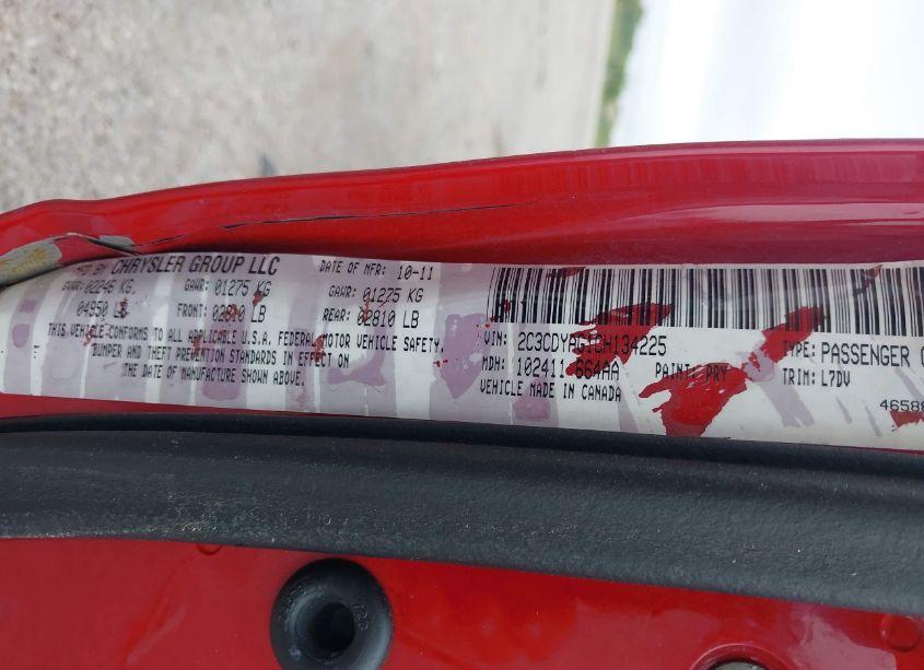 Photo 9 of 2012 Dodge Challenger SXT (VIN 2C3CDYAG1CH134225)