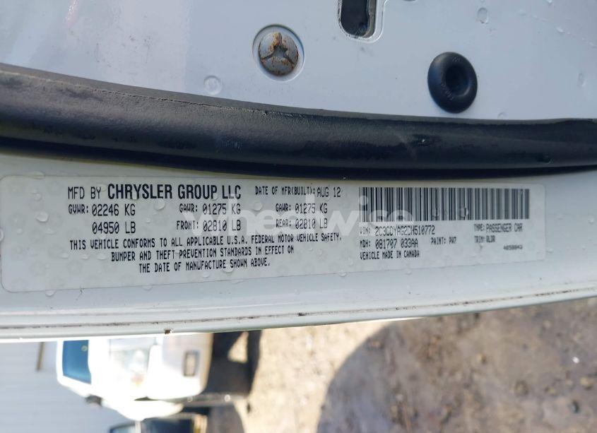 Photo 9 of 2013 Dodge Challenger RALLYE REDLINE (VIN 2C3CDYAG2DH510772)