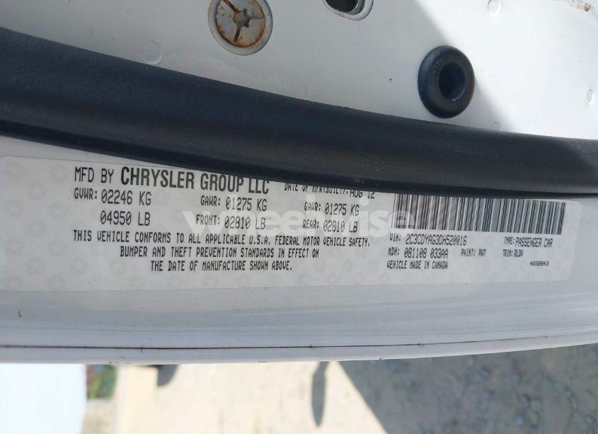 Photo 9 of 2013 Dodge Challenger RALLYE REDLINE (VIN 2C3CDYAG3DH520016)