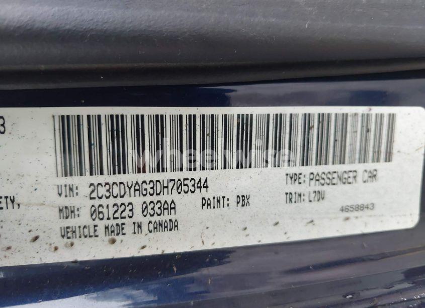 Photo 9 of 2013 Dodge Challenger SXT (VIN 2C3CDYAG3DH705344)