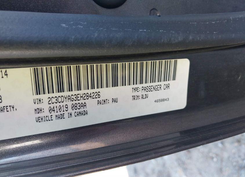 Photo 9 of 2014 Dodge Challenger SXT (VIN 2C3CDYAG3EH284226)