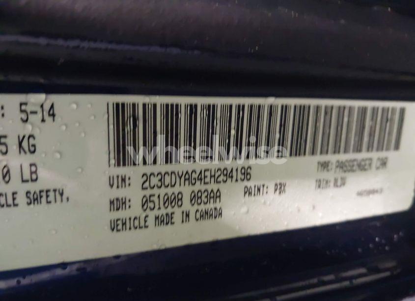 Photo 9 of 2014 Dodge Challenger SXT PLUS (VIN 2C3CDYAG4EH294196)